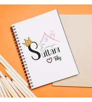 Evimizin Sultanı Tasarımlı Defter Kişiye Özel