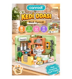 P885004 PANLOS KEDİ ODASI 258 PARÇA BLOCK OYUNCAK