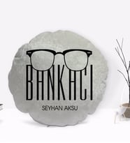 BK Gift Kişiye Özel İsimli Bankacı Tasarımlı Dekoratif Kırlent Yastık-10