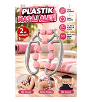 3D Noktalı Manuel Masaj Aleti – Esnek Silikon Başlıklı Kol, Bacak ve Bel Masaj Aparatı