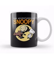 Tin Tin And Snoopy Kupa Bardak Porselen