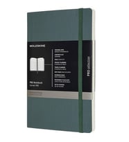 Moleskine Yumuşak Kapak Pro Defter Orman Yeşili (Çizgili - 13x21)