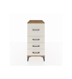 Kronos Komodin 4 Çekmeceli 44x59x96 Çam-Aytaşı