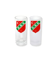 Ghostbastır Design Karşıyaka Spor Buzlu / Buzsuz Seçenekli Rakı Bardağı – 1 Adet Şık Sunum Bardağı 0116