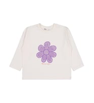 Civil Girls Büyük Çiçek Baskılı 2-5 Yaş Sweatshirt - Ekru