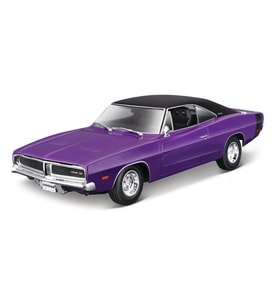 1969 Dodge Charger R/T Model Araba 31387-3 Mor