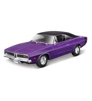 1969 Dodge Charger R/T Model Araba 31387-3 Mor