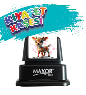 Kıyafet Kaşesi Ceylan Temalı Öğrenci Kaşesi / Kıyafet Etiketi / Kumaş Kıyafet Kaşesi