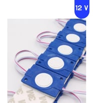 200 Adet 12 Volt 2.4 Watt Kare Mavi Cob Led Modül IP65 1 Paket