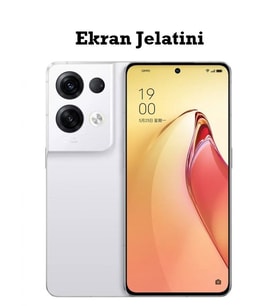 Oppo Reno8 Pro+ Uyumlu Ön Body Şeffaf Ultra Ekran Koruyucu Nano Jelatin