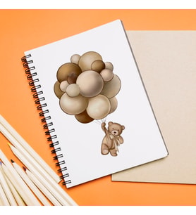 Hoş Geldin Bebek Tasarımlı Defter