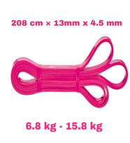 Powerband Direnç Lastiği ve Egzersiz Bandı Pembe Light