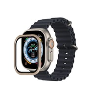 Mey İthalat® Watch 49Mm Alüminyum Kasa Cam Ekran Koruyucu - Gold