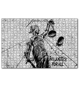 Cakapuzzle Metallica And Justice For All Albüm Kapağı  Puzzle Yapboz MDF (Ahşap) (120 Parça)