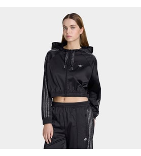 adidas KC7864 PEARL HOODIE Kadın Sweatshirt (Siyah)