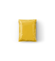 35x45+5 Cm Sarı Renk Cepsiz Kargo Poşeti (100 ADET)-100Mikron