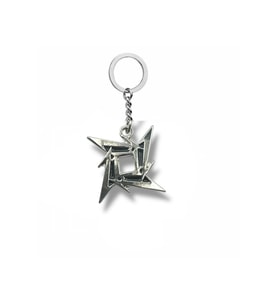 Metallica Ninja Star Gümüş Renk Unisex Metal Anahtarlık – Rock ve Metal Aksesuar
