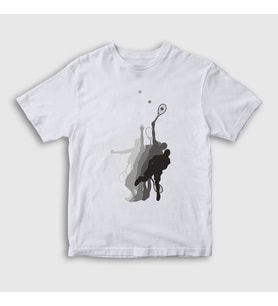 Presmono Unisex Çocuk Beyaz Ace Servis Spor Tennis Tenis T-Shirt 329639tt