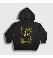 Presmono Unisex Çocuk Siyah Crime Queen Adam Lambert Kapüşonlu Sweatshirt 397128tt