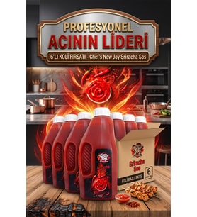 Sriracha Sos 2400 G x 6 Adet - 1 Koli (Koli Bazlı Avantaj Paketi) Profesyonel Lezzet Acı Sos