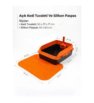 SİLİKON PASPAS 40*50 cm-TURUNCU