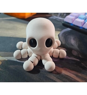 12CM Ufak Hareketli Örümcek Balığı PLA Doğal Malzeme MD1 (Çok Renkli)