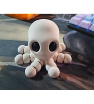 12CM Ufak Hareketli Örümcek Balığı PLA Doğal Malzeme MD1 (Çok Renkli)