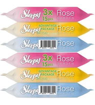 Sleepy Islak Havlu Cep Mendil 15 Yaprak (6 Lı Set) Travel Pk Rose/Garden (2PK*3) 90 Yaprak