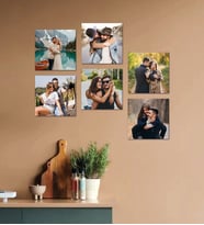 Kişiye Özel 6 Fotoğraflı Kare Mdf Tablo
