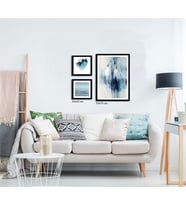 Çerçeveli Doku Efektli Tablo Seti 85x70 cm