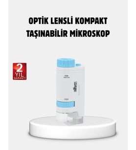 Northcity Taşınabilir Eğitim Mikroskobu 80X-200X LED Işıklı ve Darbeye Dayanıklı - Bilimi Keşfedin