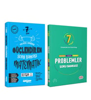 Ankara Yayıncılık 7.Sınıf Matematik ve Editör Problemler Soru Bankası Seti 2 Kitap
