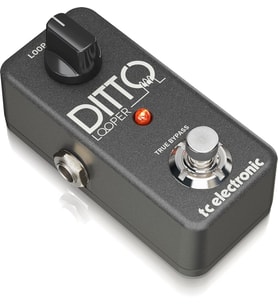 Tc Electronic Ditto Looper 5 Dakika Döngü Süresi, Analog-Dry-Through ve True Bypass ile Son Derece Sezgisel Looper Pedalı
