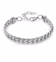 Silver Renk Çelik Kadın Snake Bileklik (Çok Renkli)