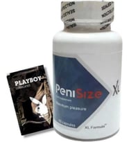 Penisize Xl Erkek Performansı Arttıran 60 Lı + Yanında Playboy Jel Hediye