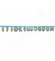 Baby Shark Temalı Happy Birthday Banner