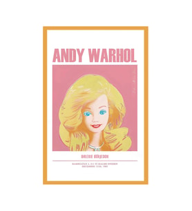 Andy Warhol – Barbie Temalı Pop Art Hediye Kartı & Kartpostal  10x15 cm (Pembe-Mavi-Sarı-Beyaz)
