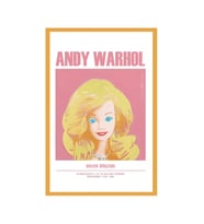 Andy Warhol – Barbie Temalı Pop Art Hediye Kartı & Kartpostal  10x15 cm (Pembe-Mavi-Sarı-Beyaz)