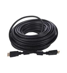 Fully G-507fs Düz Siyah 20 Metre Gold Poşetli Hdmi Kablo Uydu Led Tv Arası Görüntü Kablosu