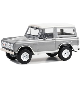 Greenlight 1967 Ford Bronco Silver Model Araba