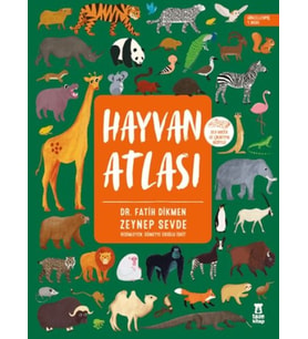 Hayvan Atlası (Dünya Haritası ve Çıkartma Hediyeli)