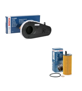 Bosch Filtre Bakım Seti BMW 5 SERİSİ F10 520 d Dizel 2011-2016 Hava + Yağ filtre