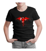 Kartal Ay Yıldız Siyah Çocuk Tshirt