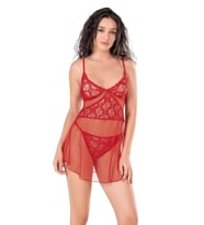 Kadın Fantazi İç Giyim 4135 BGL-ST04359 (Kırmızı)