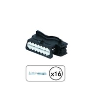 Obd Soketi Siyah 16 Pin Kablosuz