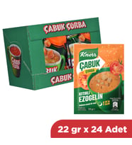 Knorr Çabuk Çorba Kıtırlı Ezo Gelin 22 gr x 24 Adet