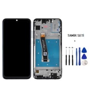 Tkgz Honor 10 Lite Uyumlu Lcd Ekran Dokunmatik Servis ÇITALI SİYAH + TAMİR SETİ