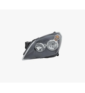 FAR ÖN SOL OPEL ASTRA H 2004-2007 SİYAH MOTORLU SARI SİNYALLİ
