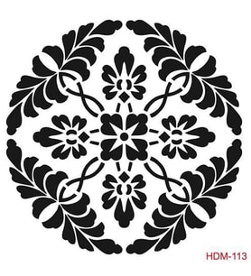 Cadence Home Decor Midi Stencil Boyama Şablonu 25x25 cm. HDM-113 