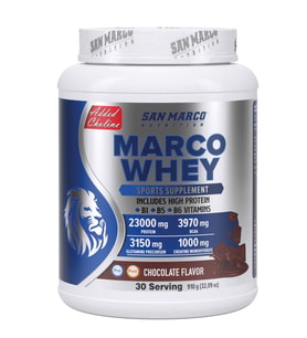 MARCO WHEY PROTEİN TOZU ÇİKOLATA AROMALI (910GR)